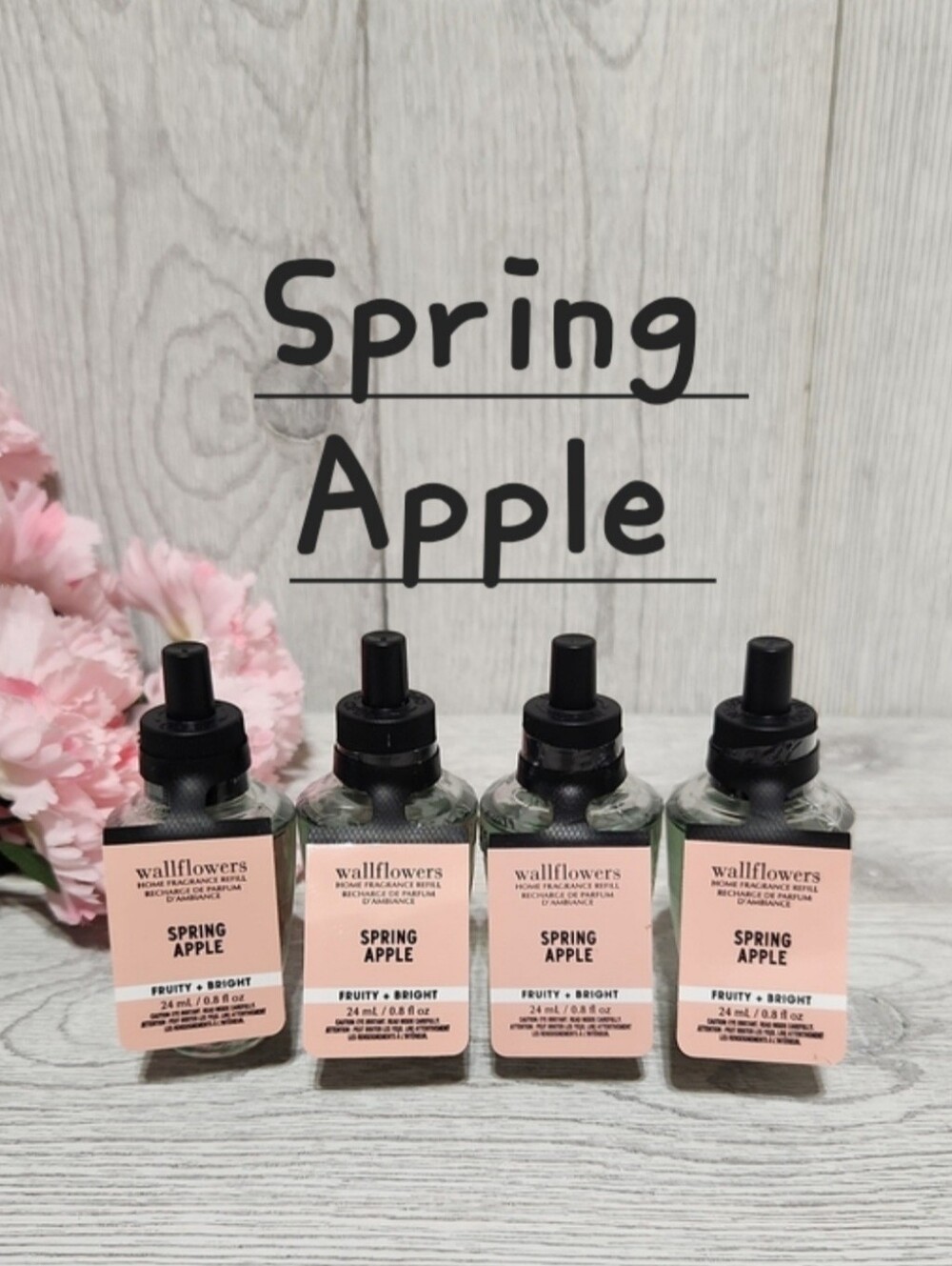 Bath & Body Works Spring Apple Wallflower Refills X4